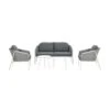 Garden Impressions Pula Loungeset 5-delig - Wit