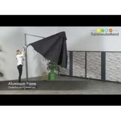 Garden Impressions Hawaii Zweefparasol Ø350 Cm Donker Grijs -Garden Impressions 1000003885 0104