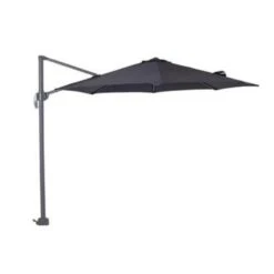 Garden Impressions Zweefparasol S Ø300 D. Grey/zwart Met Voet En Hoes -Garden Impressions 1000003900 0103