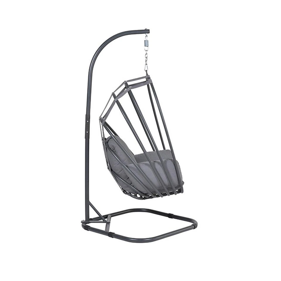 Garden Impressions Hangstoel Suez Hangstoel Ei - Opvouwbaar 4 Garden Impressions Hangstoel Suez Hangstoel Ei - Opvouwbaar - Afbeelding 4