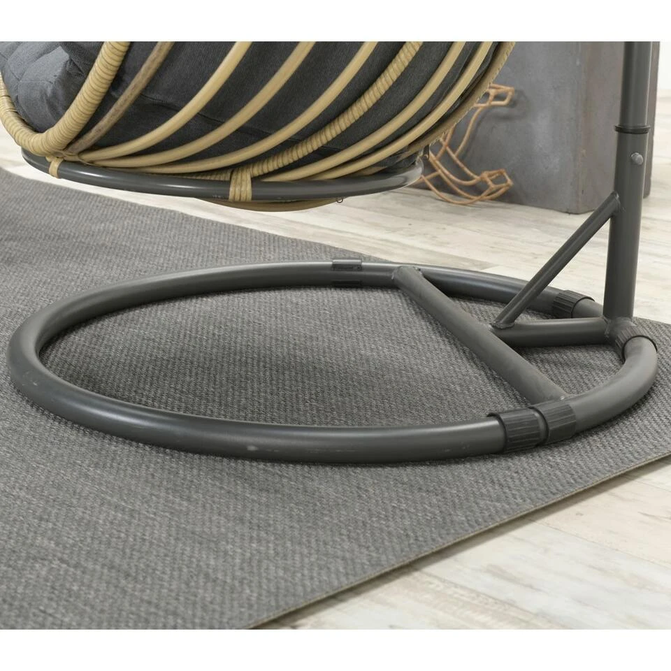 Garden Impressions Hangstoel Panama Hangstoel Ei - Natural Rotan 4 Garden Impressions Hangstoel Panama Hangstoel Ei - Natural Rotan - Afbeelding 4