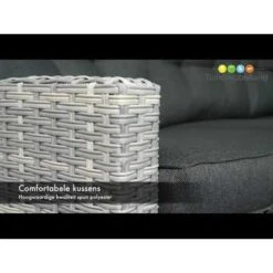 Garden Impressions Alaska Lounge Dining Set Rechts - Grijs -Garden Impressions 1000013867 0103