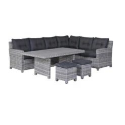Garden Impressions Alaska Lounge Dining Set Rechts - Grijs