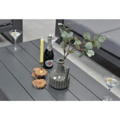 Garden Impressions Plaza Lounge Tuintafel 140x70xH40 Cm D. Grijs -Garden Impressions 1000013904 0103