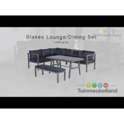 Garden Impressions Blakes Lounge Dining Set Arctic Grey Lgrijs -Garden Impressions 1000035541 0103