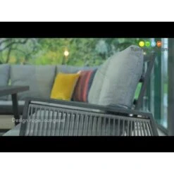 Garden Impressions Brendon Lounge Dining Set 4-delig L - Licht Grijs -Garden Impressions 1000035542 0103