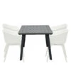 Garden Impressions Lexy Tuinset 5delig Wit -Penedo Tafel 160x90cm