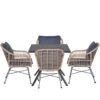 Garden Impressions Lucas Tuinset 5-delig Bruin - Rimini Tuintafel