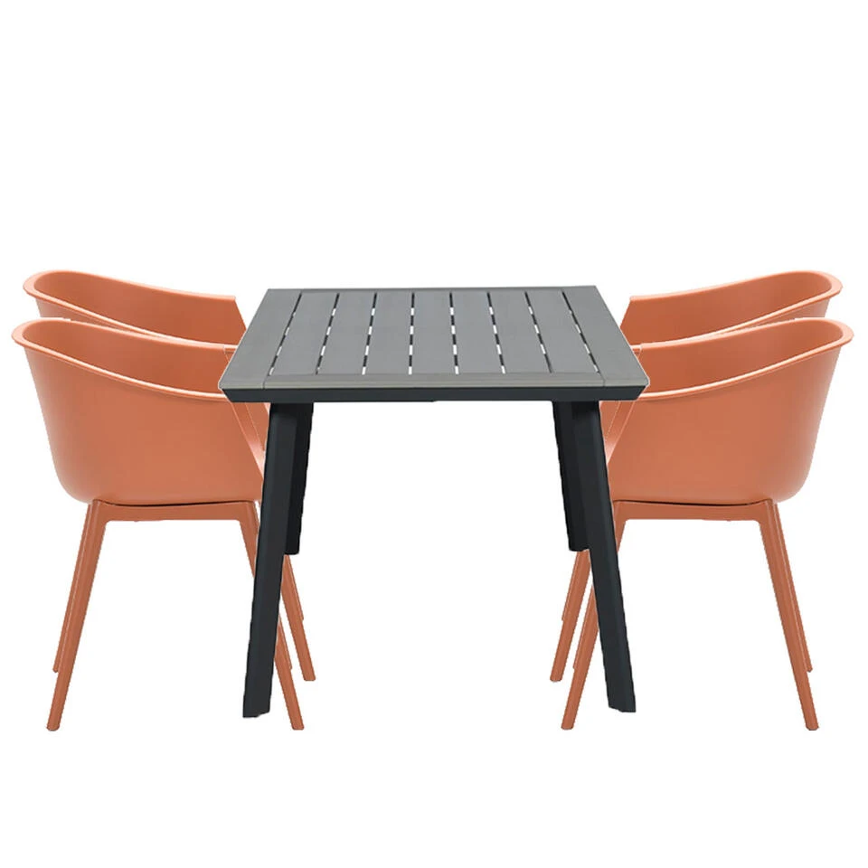 Garden Impressions Lexy Tuinset 5delig - Penedo Tafel 160x90cm 1 Garden Impressions Lexy Tuinset 5delig - Penedo Tafel 160x90cm