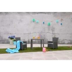 Garden Impressions Nikki Kinder Tuintafel 50x50 Cm Donker Grijs -Garden Impressions 1000035685 0101