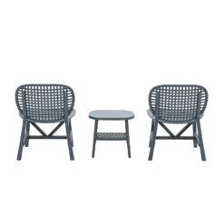 Garden Impressions Fien Balkonset 3-delig - Donker Grijs -Garden Impressions 1000041522 0104