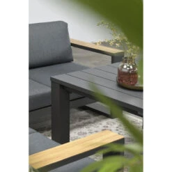 Garden Impressions Plaza Lounge Dining Set 5-delig Teaklook -Garden Impressions 1000041620 0104