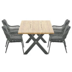 Garden Impressions Yima Tuinset 7-delig - Zadar Tafel 180x100 Cm