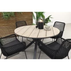 Garden Impressions/Taste Athena Antra/Edison 122 Cm. - Ronde Tuinset -Garden Impressions 1000048276 0103