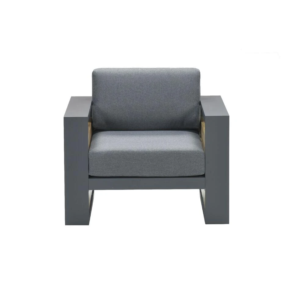 Garden Impressions Solo Lounge Fauteuil - Carbon Black/Mystic Grey 3 Garden Impressions Solo Lounge Fauteuil - Carbon Black/Mystic Grey - Afbeelding 3