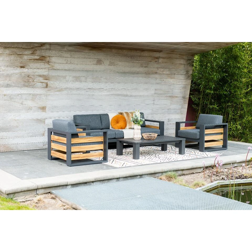 Garden Impressions Solo Lounge Fauteuil - Carbon Black/Mystic Grey 4 Garden Impressions Solo Lounge Fauteuil - Carbon Black/Mystic Grey - Afbeelding 4