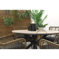 Jasmine Natural / GI Edison 122 Cm. - Ronde Tuinset -Garden Impressions 1000048751 0103