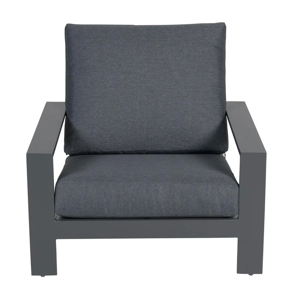 Garden Impressions Coba Lounge Tuinstoel - Donker Grijs 2 Garden Impressions Coba Lounge Tuinstoel - Donker Grijs - Afbeelding 2