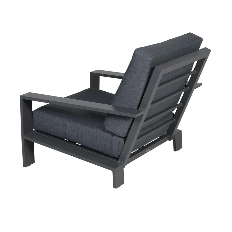 Garden Impressions Coba Lounge Tuinstoel - Donker Grijs 4 Garden Impressions Coba Lounge Tuinstoel - Donker Grijs - Afbeelding 4