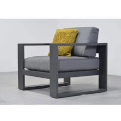 Garden Impressions Plaza Lounge Tuinstoel - Donker Grijs -Garden Impressions 1000052950 0103