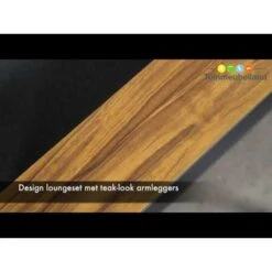 Garden Impressions Plaza Lounge Dining Set Donker Grijs-teaklook -Garden Impressions 1000052962 0103