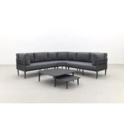 Garden Impressions Nina Loungeset - Carbon Black/Mystic Grey 6 Garden Impressions Nina Loungeset - Carbon Black/Mystic Grey -Garden Impressions 1000053033 0102