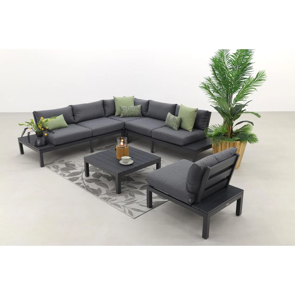 Garden Impressions Annabella Loungeset Met Loungestoel - Carbon Black 4 Garden Impressions Annabella Loungeset Met Loungestoel - Carbon Black - Afbeelding 4