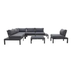 Garden Impressions Annabella Loungeset Met Loungestoel - Carbon Black