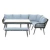 Garden Impressions Margriet Lounge Dining Set - Carbon Black/Mint Grey