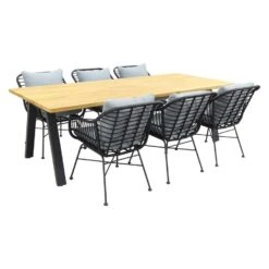 Garden Impressions Margiet Zwart/Ambassador 240x100 Cm. Tuinset