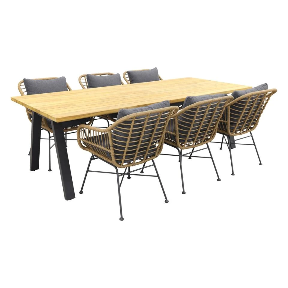 Garden Impressions Margiet Naturel/Ambassador 240x100 Cm. Tuinset 2 Garden Impressions Margiet Naturel/Ambassador 240x100 Cm. Tuinset - Afbeelding 2