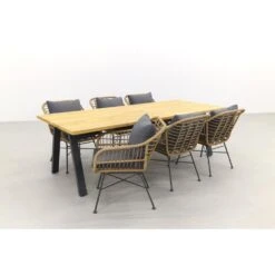 Garden Impressions Margiet Naturel/Ambassador 240x100 Cm. Tuinset 7 Garden Impressions Margiet Naturel/Ambassador 240x100 Cm. Tuinset -Garden Impressions 1000053137 0103