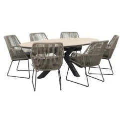 4 Seasons Ramblas/Garden Impression Edison 220 - Ovale Tuinset