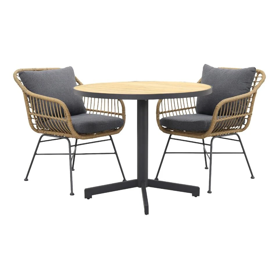 Garden Impressions Margriet/Taste Fiesta Ronde Tuinset - 3-delig 1 Garden Impressions Margriet/Taste Fiesta Ronde Tuinset - 3-delig