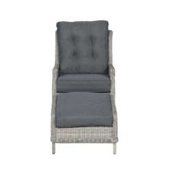 Garden Impressions Santa Rosa Relax Tuinstoel+voetenbank Vintage -Garden Impressions 1000054029 0103