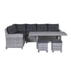 Garden Impressions Alaska Lounge Dining Set 6-delig Links - Grijs -Garden Impressions 1000054041 0104