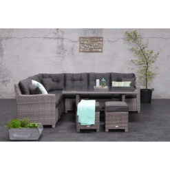 Westminster Lounge Dining Set Links - Organic Grey 7 Westminster Lounge Dining Set Links - Organic Grey -Garden Impressions 1000054166 0103