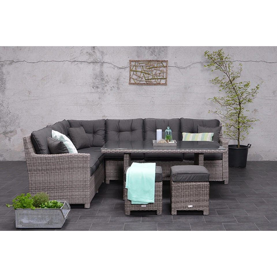 Westminster Lounge Dining Set Links - Organic Grey 4 Westminster Lounge Dining Set Links - Organic Grey - Afbeelding 4