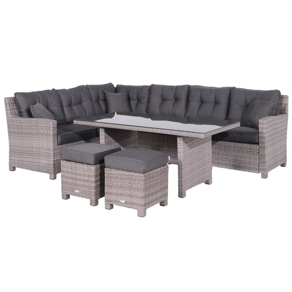 Westminster Lounge Dining Set Links - Organic Grey 1 Westminster Lounge Dining Set Links - Organic Grey