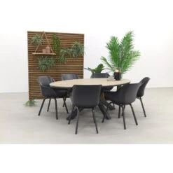 Hartman Sophie Element - Xerix/GI Edison 220 Tafel - Ovale Tuinset -Garden Impressions 1000054178 0104