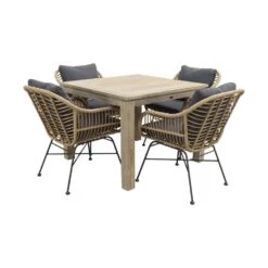 Garden Impressions Margriet Naturel/Rome Grey 100 Cm.-tuinset 5-delig 6 Garden Impressions Margriet Naturel/Rome Grey 100 Cm.-tuinset 5-delig -Garden Impressions 1000058109 0102