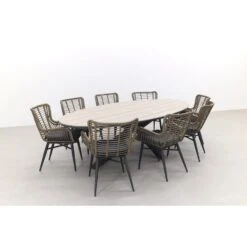 Garden Impressions Jasmine Natural/Edison 280x140 Cm. - Ovale Tuinset -Garden Impressions 1000084496 0103