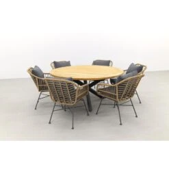 Garden Impressions Margriet Naturel/Taste Prado 160 Cm. - Ronde Tuinset 6 Garden Impressions Margriet Naturel/Taste Prado 160 Cm. - Ronde Tuinset -Garden Impressions 1000084601 0102