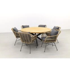 Garden Impressions Margriet Naturel/Taste Prado 160 Cm. - Ronde Tuinset 7 Garden Impressions Margriet Naturel/Taste Prado 160 Cm. - Ronde Tuinset -Garden Impressions 1000084601 0103