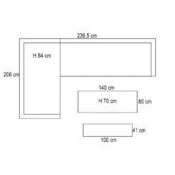 Garden Impressions Ashton Lounge Dining Set Links - Zwart Rotan -Garden Impressions 1000087005 0103
