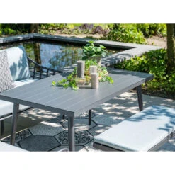 Garden Impressions Ashton Lounge Dining Set Links - Zwart Rotan -Garden Impressions 1000087005 0104