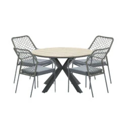 Garden Impressions Ross Tuinset 5-delig Mosgroen-light Teak Look