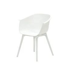 Garden Impressions Lexy Tuinset Wit - Tulli Tuintafel Ø122 Cm -Garden Impressions 1000087020 0104