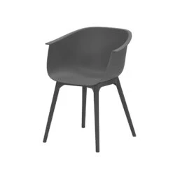 Garden Impressions Lexy Tuinset Donker Grijs - Tulli Tafel Ø122cm -Garden Impressions 1000087044 0103