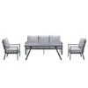 Garden Impressions Senja Lounge Dining Set 4-delig - Lgrijs